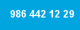 986 442 12 29 986 442 12 29